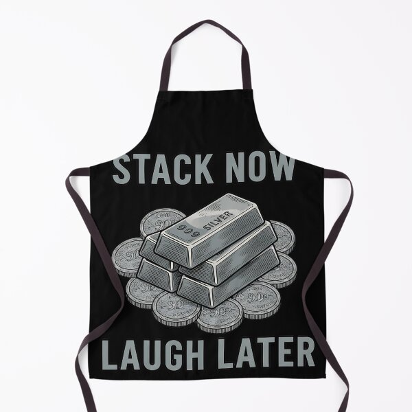 Item preview, funny silver stacking stack now laugh later design designed and sold by ArtDesignTp.