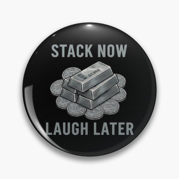 Item preview, funny silver stacking stack now laugh later design designed and sold by ArtDesignTp.
