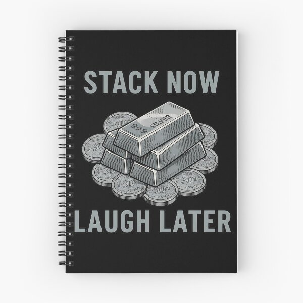 Item preview, funny silver stacking stack now laugh later design designed and sold by ArtDesignTp.