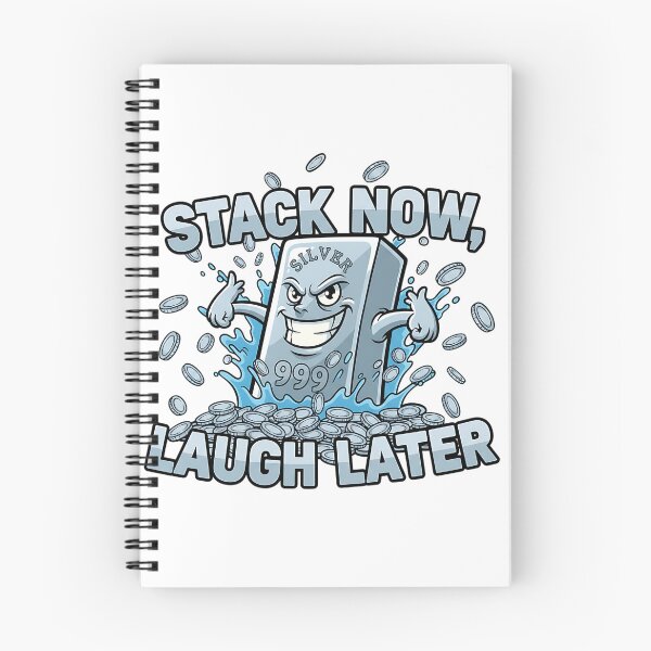 Item preview, stack silver now laugh later bullion stacker humor designed and sold by ArtDesignTp.