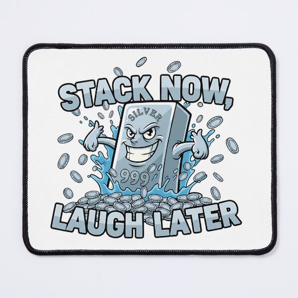 Item preview, stack silver now laugh later bullion stacker humor designed and sold by ArtDesignTp.