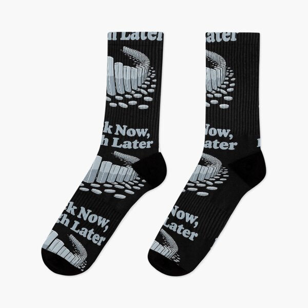 Item preview, stack now laugh later funny silver stacker design designed and sold by ArtDesignTp.