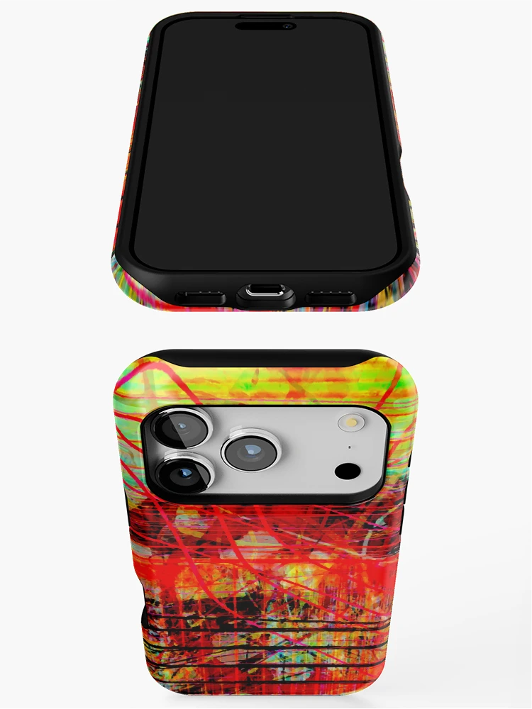 Thumbnail 3 of 4, iPhone Case, Abstract Pattern designed and sold by ViaARTfactory.