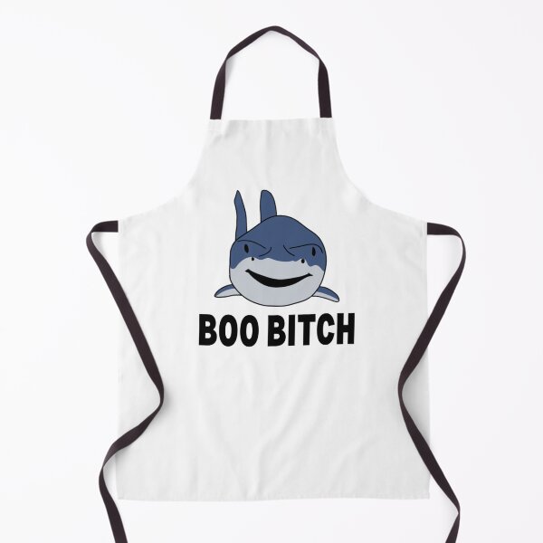Item preview, Scary Shark Saying Boo Bitch | Funny & Sassy Shark Sticker designed and sold by JolaDesignss.