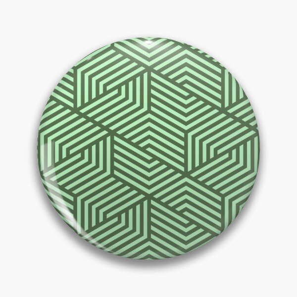 Item preview, Green Hexagram Print - Abstract Shape Pattern - Birthday Gift Ideas designed and sold by RoyalStarsPatts.