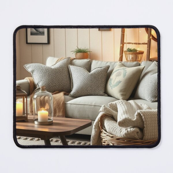 Item preview, Modern Organic Living Room with Warm Accents designed and sold by Jade Ado.