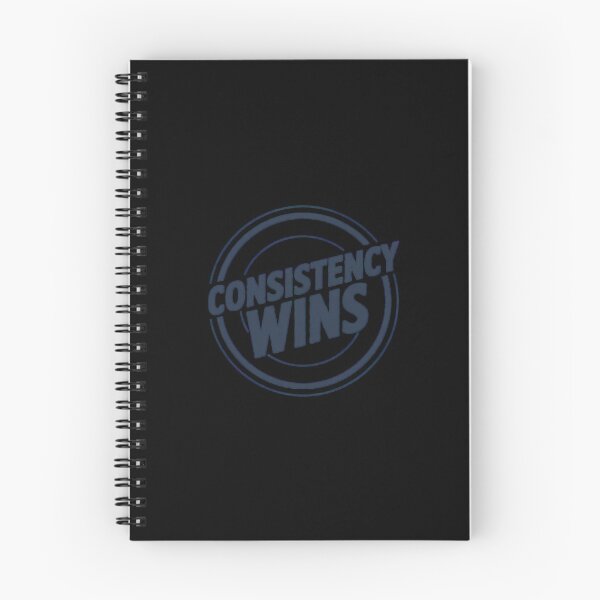 Item preview, Consistency Wins Stacked Quote – Trading Mindset Design designed and sold by AXIS-EQUILIBRIO.