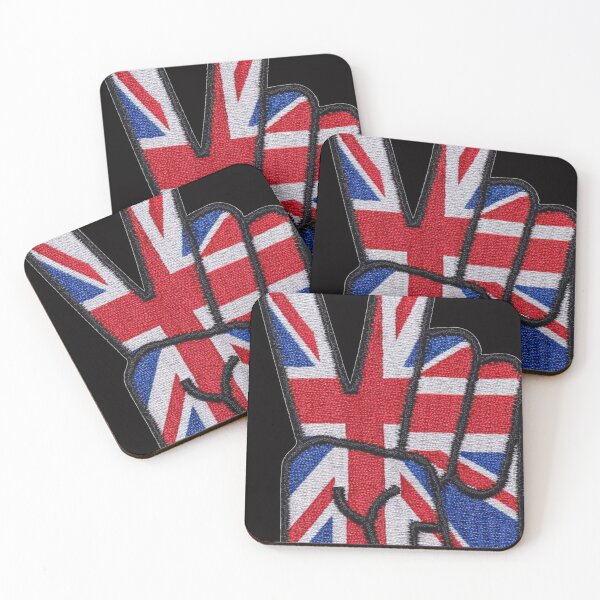 Item preview, British union jack flag as the retro USA embroidered patch designed and sold by bluefrog.