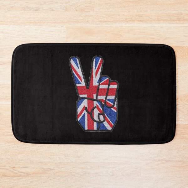 Item preview, British union jack flag as the retro USA embroidered patch designed and sold by bluefrog.