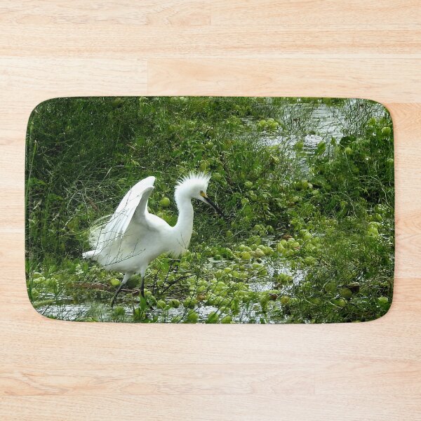 Item preview, Fancy Dance Egret designed and sold by MoodyMuseArt.