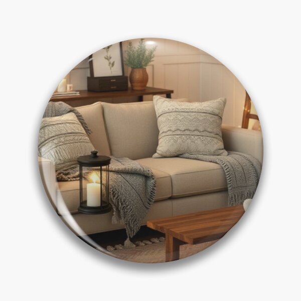 Item preview, Warm Neutral Living Room with Organic Decor designed and sold by Vida e Arte.