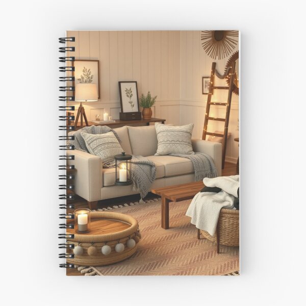 Item preview, Warm Neutral Living Room with Organic Decor designed and sold by Vida e Arte.