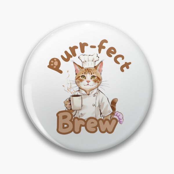 Artikelvorschau, Perfektes Gebräu, Chef Cat entworfen und verkauft von Ink & Soul.