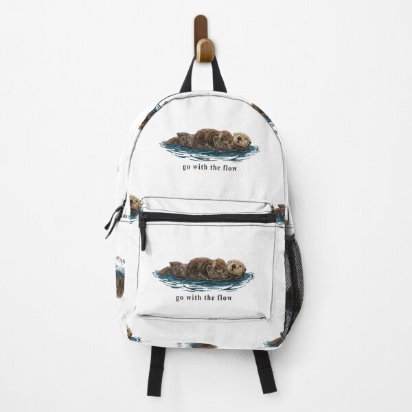Item preview, Cute Sea Otter Mother Sleeping Pup Ocean Wildlife Love designed and sold by Ali-printshop.