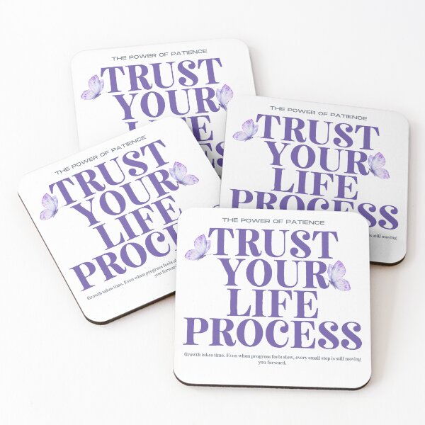 Item preview, Trust Your Life Process Motivation Quote designed and sold by kpwi_maduwanthi.