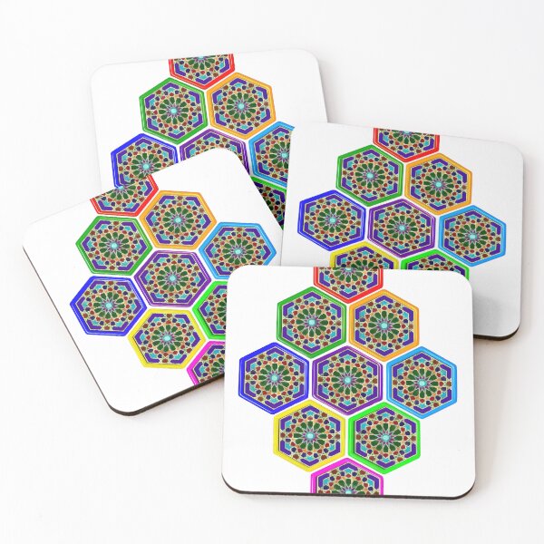 Item preview,  Radiant Geometry - The Ninefold Mosaic W10 designed and sold by Anas Arts.
