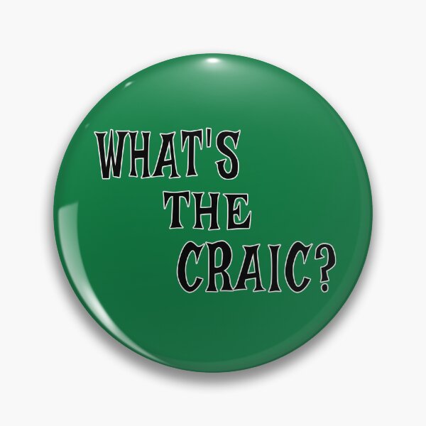 Item preview, What’s the Craic – Irish Slang Design designed and sold by SouthVibeDesign.