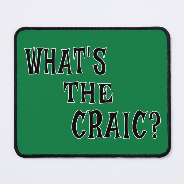 Item preview, What’s the Craic – Irish Slang Design designed and sold by SouthVibeDesign.