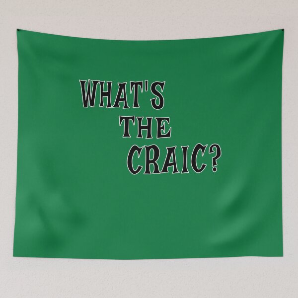 Item preview, What’s the Craic – Irish Slang Design designed and sold by SouthVibeDesign.