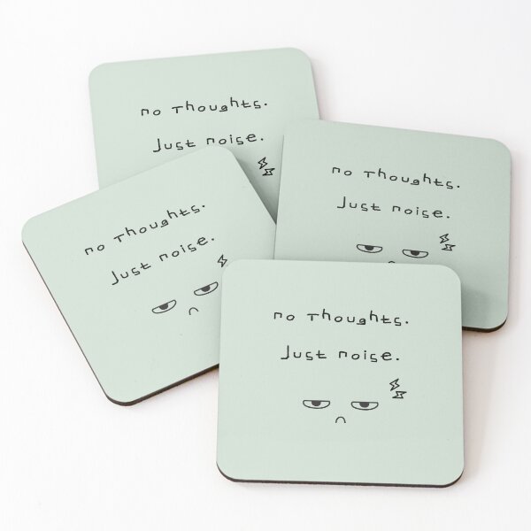Item preview, No Thoughts Just Noise – Overstimulated Art designed and sold by mintmono-studio.