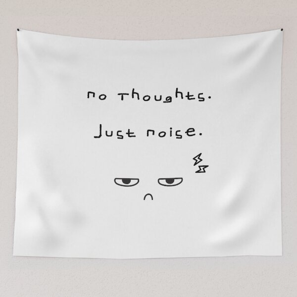 Item preview, No Thoughts Just Noise – Overstimulated Art designed and sold by mintmono-studio.