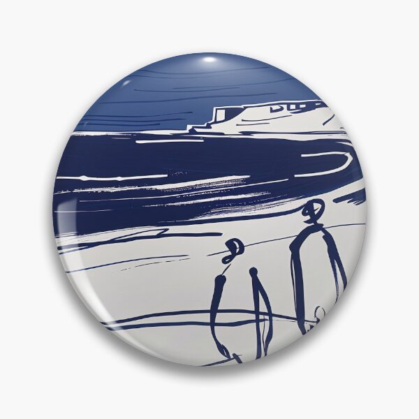 Item preview, Bournemouth, United Kingdom - Blue Abstract Art designed and sold by shadow-bloom.