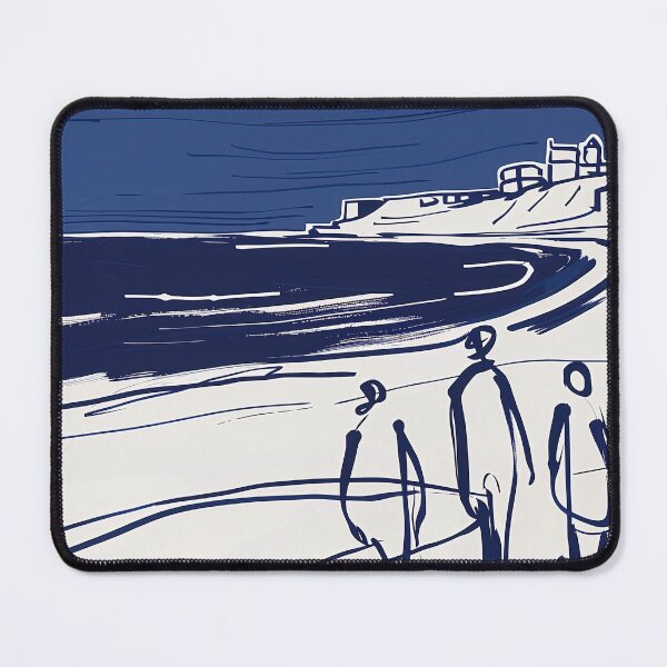 Item preview, Bournemouth, United Kingdom - Blue Abstract Art designed and sold by shadow-bloom.