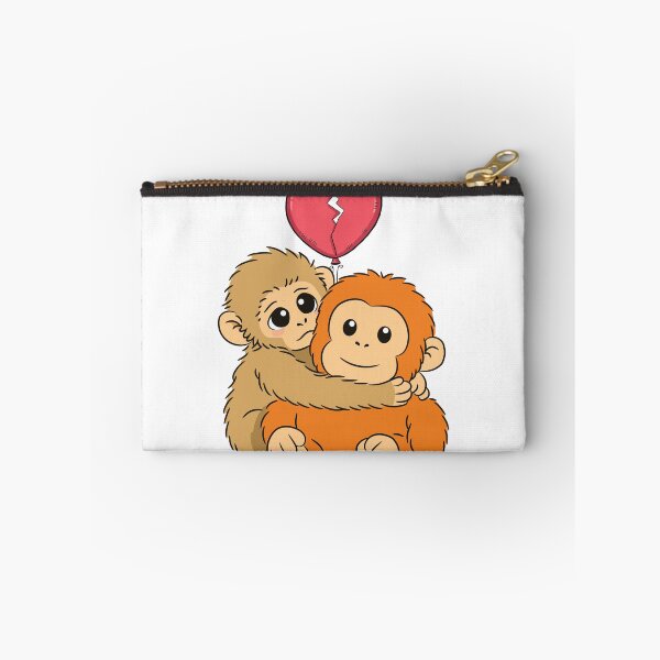 Item preview, Punch Monkey Sad Hug Broken Heart designed and sold by EchoPrint Co..