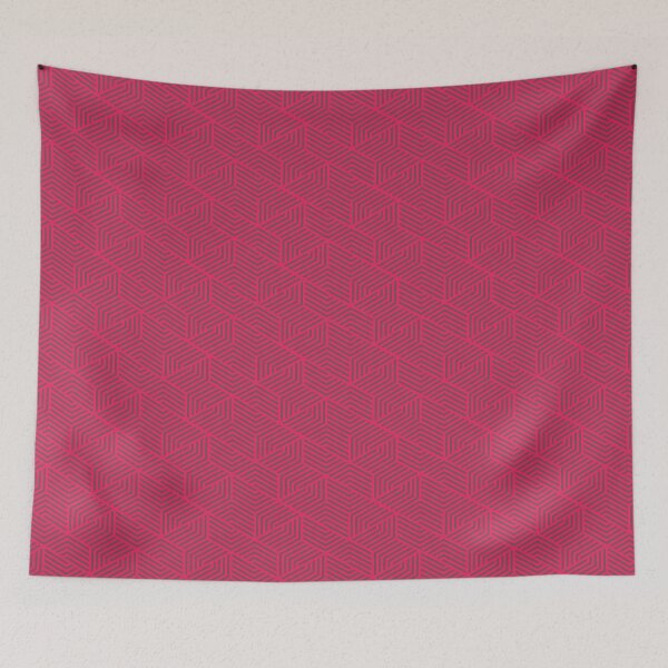 Item preview, Pink Hive Inspired Checks - Abstract Shape Pattern - Christmas Gifts For Women designed and sold by RoyalStarsPatts.