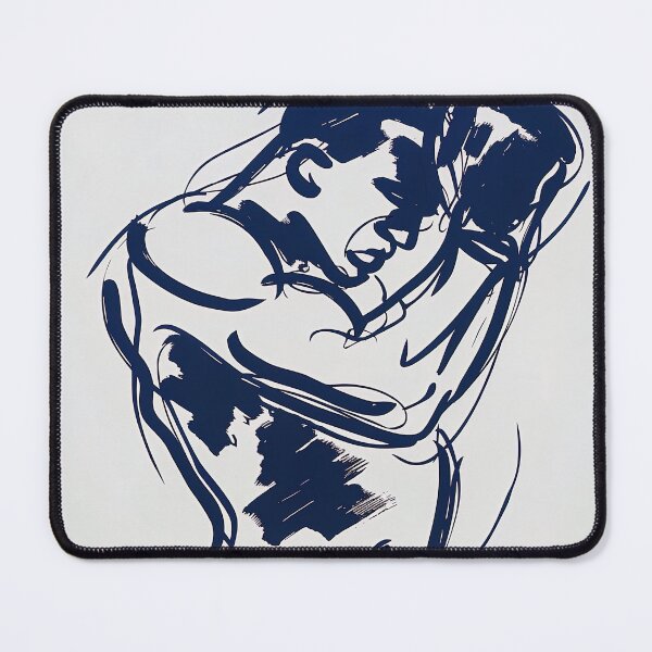 Item preview, Boxer - Blue Abstract Art designed and sold by shadow-bloom.
