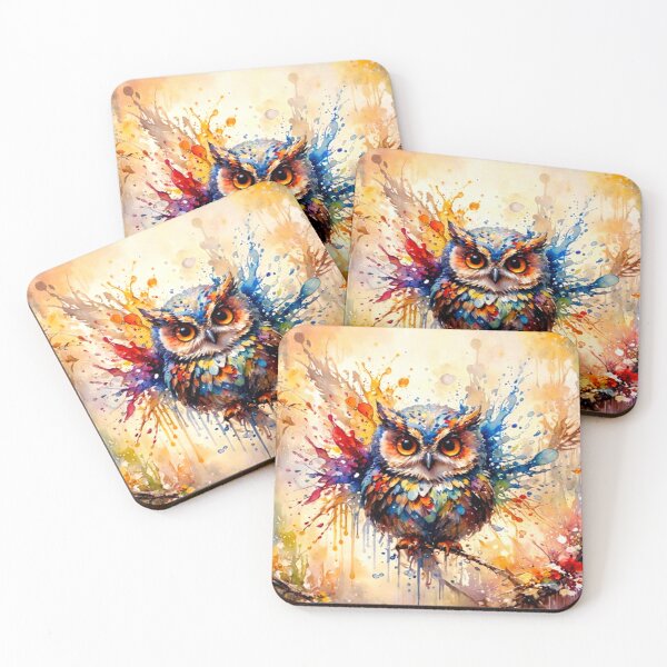 Item preview, Owl Of The Painted Grove designed and sold by Dawne's Designs.