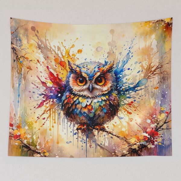 Item preview, Owl Of The Painted Grove designed and sold by Dawne's Designs.