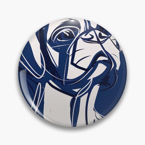 Item preview, Boxer dog - Blue Abstract Art designed and sold by shadow-bloom.