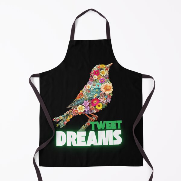 Item preview, Tweet Dreams Cute Floral Bird – Colorful Flower Bird Pun Design designed and sold by CreatiWorks.