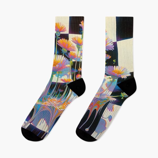 Item preview, Loom of the Prism-Dripped Daisies designed and sold by bloorose.