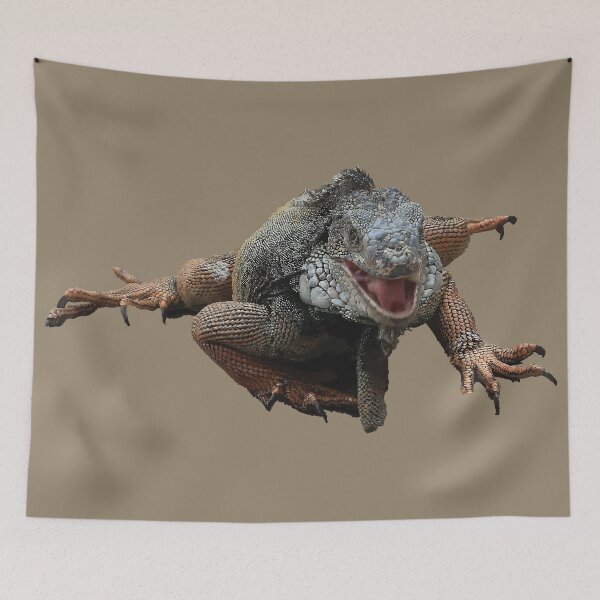 Item preview, Expressive Iguana Colorful Reptile Illustration designed and sold by Arturo Daniel Garcia Palomo.