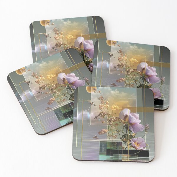 Item preview, Modern Surrealist Floral Art | Flowers and Spheres in an Ethereal Composition designed and sold by LenaArte25.
