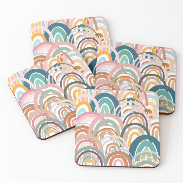Item preview, Funky Pastel Rainbows designed and sold by coodoosandco.
