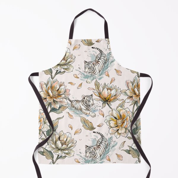 Item preview, Blush Peonies with Tiger Swim designed and sold by mmartabc.