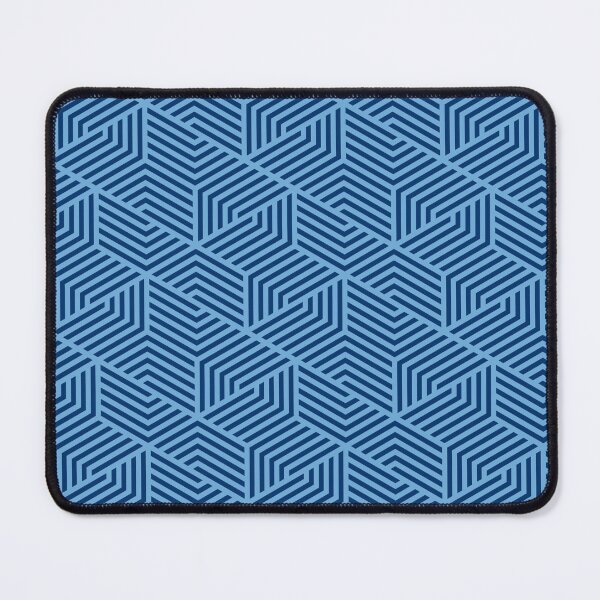 Item preview, Blue Hexgonal Texture - Geometric Shape Pattern - Gifts For Girlfriend designed and sold by RoyalStarsPatts.