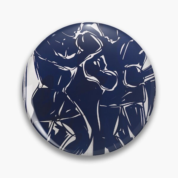Item preview, Boxing - Blue Abstract Art designed and sold by shadow-bloom.