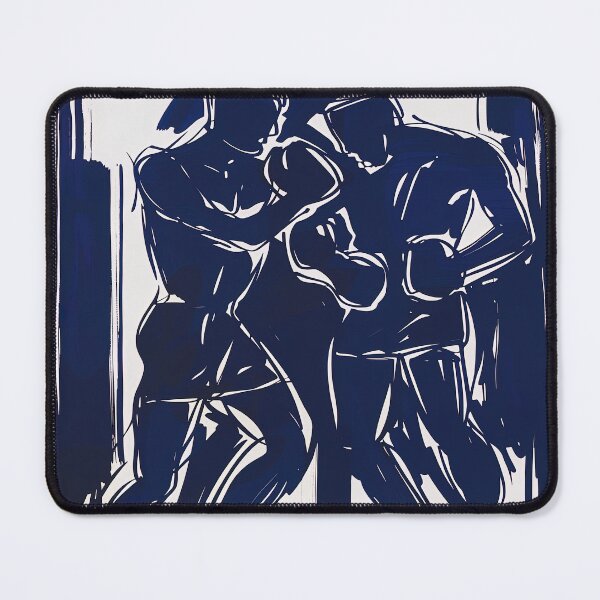 Item preview, Boxing - Blue Abstract Art designed and sold by shadow-bloom.