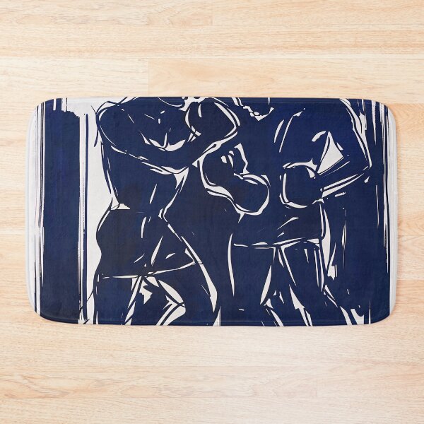 Item preview, Boxing - Blue Abstract Art designed and sold by shadow-bloom.