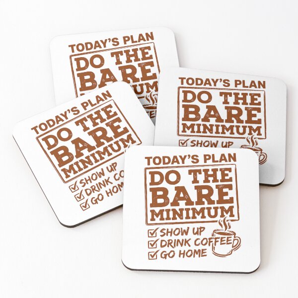 Item preview, Funny Lazy Humor TODAY’S PLAN: DO THE BARE MINIMUM Design, Sarcastic Anti Work Quote Gift Graphic Tee designed and sold by AsturShop.