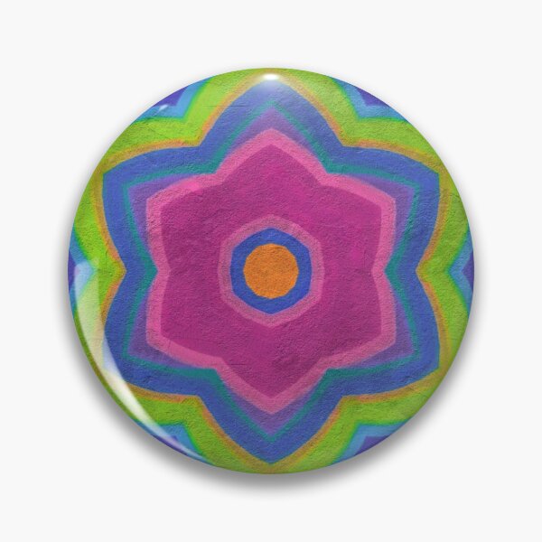 Item preview, Colorful kaleidoscopic flower 1 designed and sold by Nathalia  Lodi.