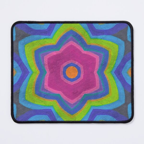 Item preview, Colorful kaleidoscopic flower 1 designed and sold by Nathalia  Lodi.