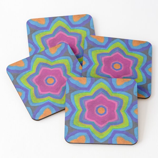 Item preview, Colorful kaleidoscopic flower 1 designed and sold by Nathalia  Lodi.