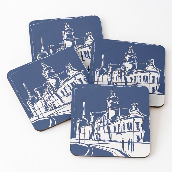 Item preview, Bradford, city - Blue Abstract Art designed and sold by shadow-bloom.