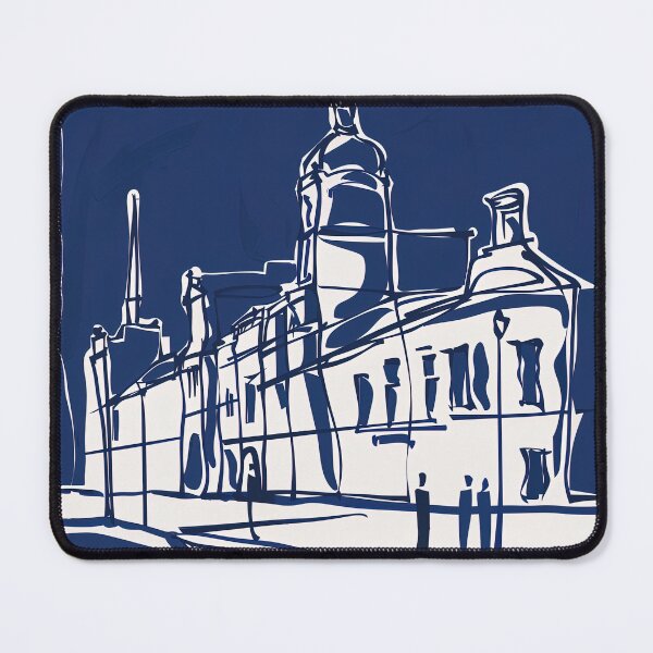 Item preview, Bradford, city - Blue Abstract Art designed and sold by shadow-bloom.