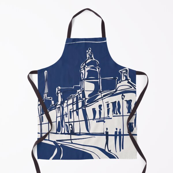 Item preview, Bradford, city - Blue Abstract Art designed and sold by shadow-bloom.